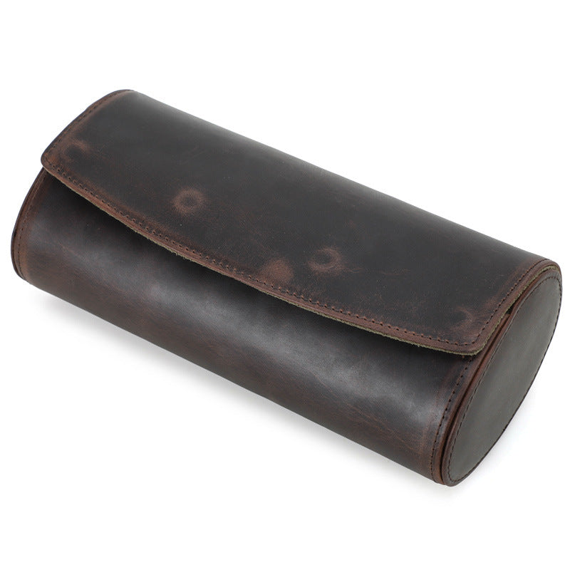 Rothmere Genuine Leather Watch Travel Case · 3 Slots