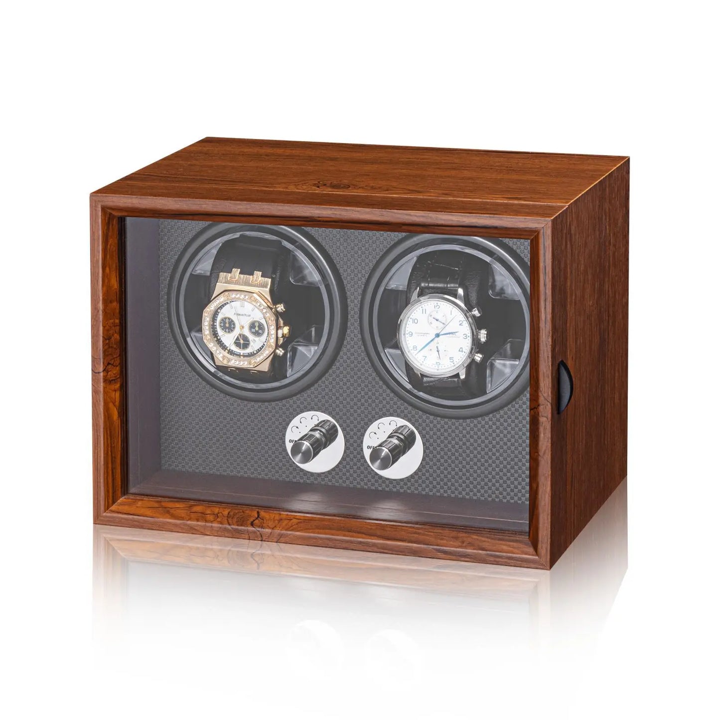 Rothmere Walnut Watch Winder · 2/4/6 Slots · Silent Motor