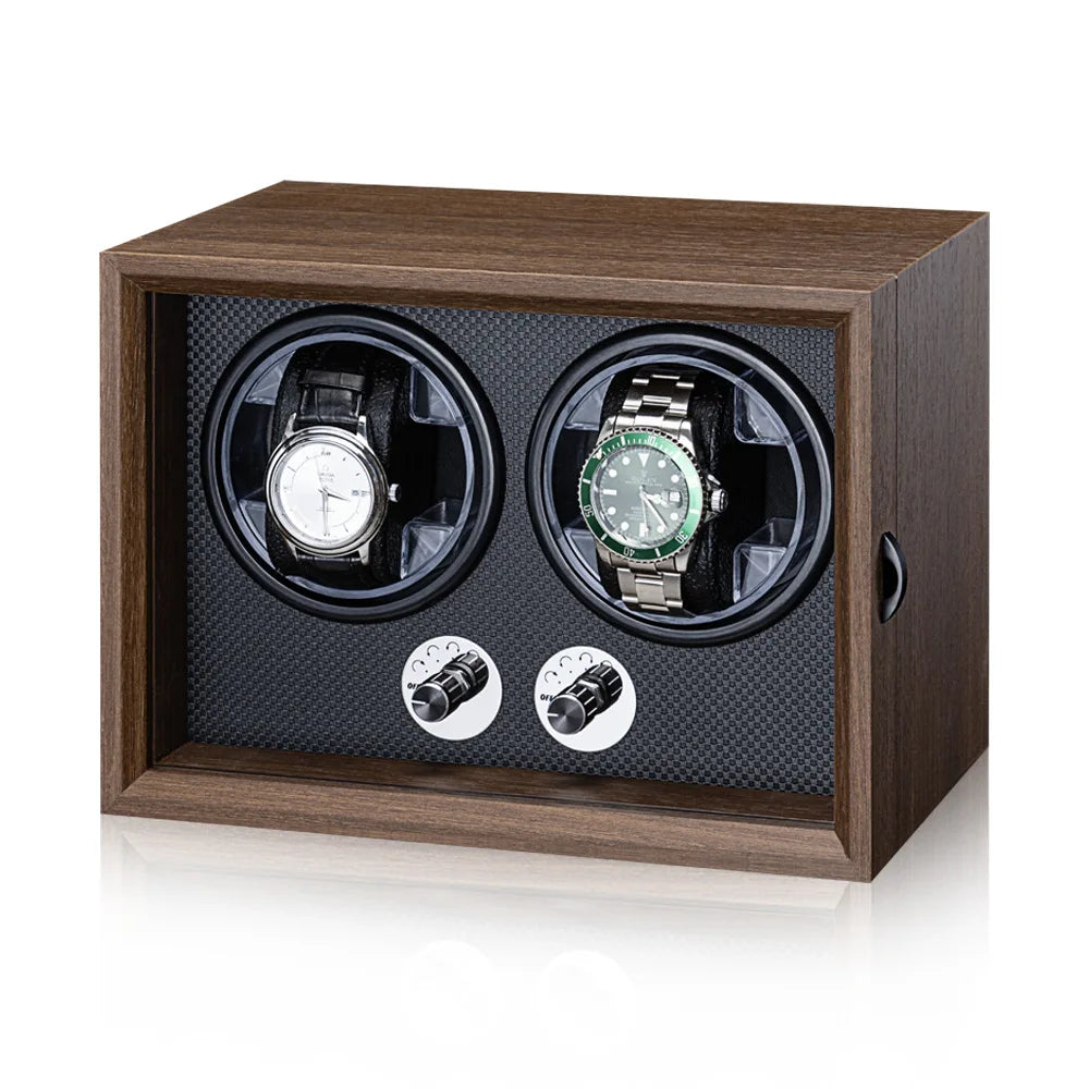 Rothmere Walnut Watch Winder · 2/4/6 Slots · Silent Motor